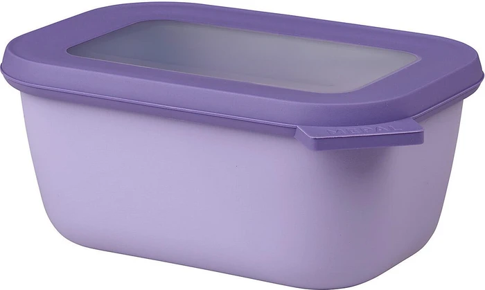 Mepal Multischüssel Cirqula rechteckig Aufbewahrungsbehälter 750ml nordic lilac