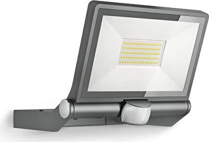 Steinel XLED One XL S anthrazit, LED-Außenstrahler mit Bewegungsmelder