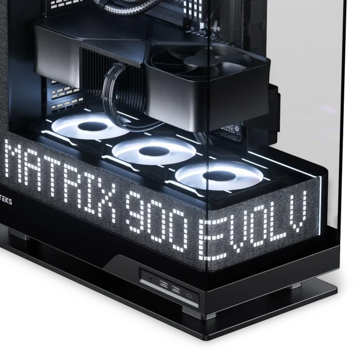 Phanteks Evolv X2 Matrix, schwarz, Glasfenster
