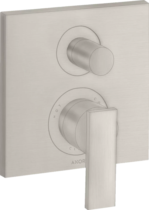 Hansgrohe Axor Citterio Einhebel-Wannenmischer mit integrierter Sicherungskombination edelstahloptik