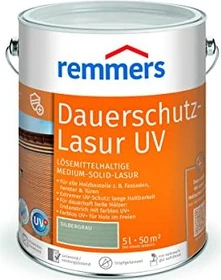 Remmers UV Dauerschutz-Lasur silbergrau, 5l