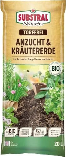 Evergreen Garden Care Substral Naturen Anzucht & Kräutererde Torffrei, 20l