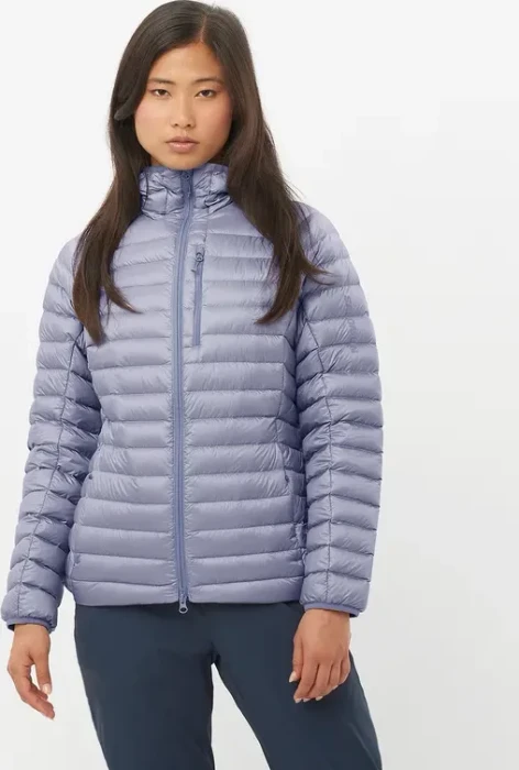 Salomon Elixir Micro Down Hooded Funktionsjacke blue granite (Damen)