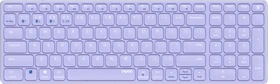 Rapoo E9700M Multi-mode Wireless Ultra-slim Keyboard violett, USB/Bluetooth, DE (00215396)