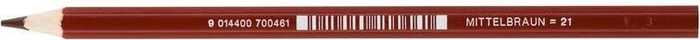 Jolly Supersticks Classics Buntstift mittelbraun, Kartonetui, 12er-Pack (3000-0282)