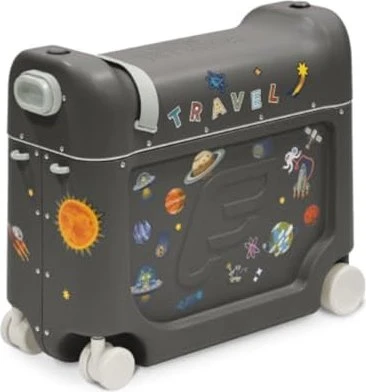 Stokke Jetkids Bedbox Kindertrolley Aufsitzkoffer midnight grey