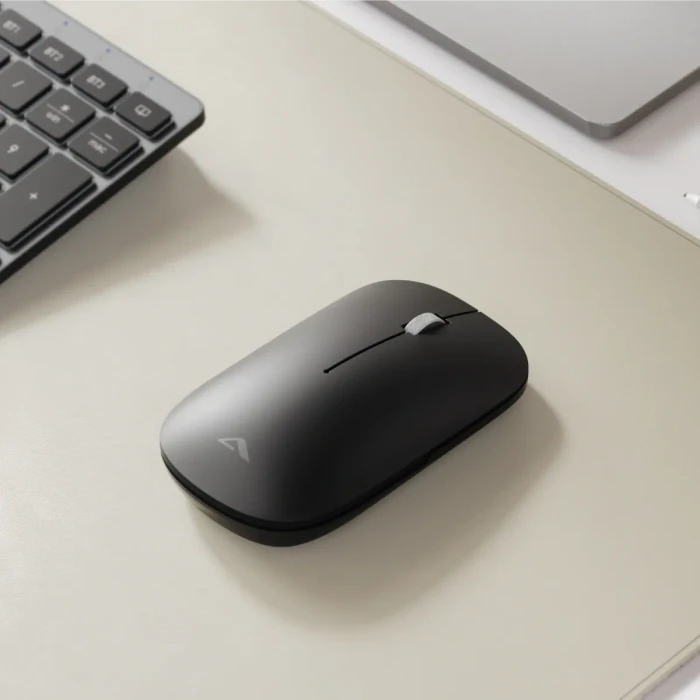 Alogic Hush USB-C Rechargeable Wireless Mouse schwarz, USB/Bluetooth