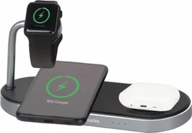 Verbatim 3-in-1 Dual Charging Pad WCS-03 schwarz/silber