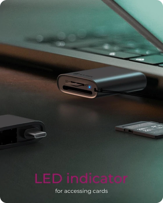 RaidSonic Icy Box IB-CR204-CU3 Dual-Slot-Cardreader, USB-A/USB-C 3.0 [Stecker]