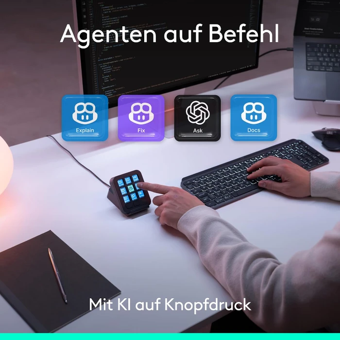 Logitech MX Keypad, grafit, USB-C