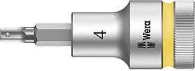Wera 8740 C HF Zyklop Innensechskant Steckschlüssel 1/2", 4x60mm