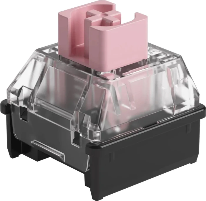 Akko MOD 007B HE PC, Santorini, LEDs RGB, hot-swap, Sakura Pink Magnetic, USB/Bluetooth, US