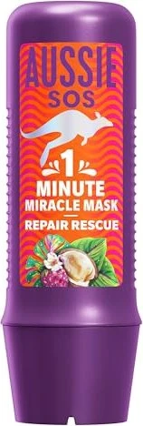 Aussie SOS 1 Minute Miracle Repair Rescue Mask, 250ml