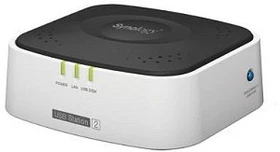 Synology USB Station 2, 128MB RAM, 1x RJ-45 1000Base-T, 2x USB-A 2.0