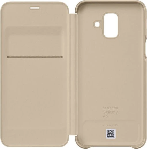 Samsung Flip Wallet für Galaxy A6 (2018) gold