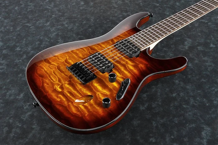 Ibanez S621QM DEB Dragon Eye Burst – Bild 2 von 3
