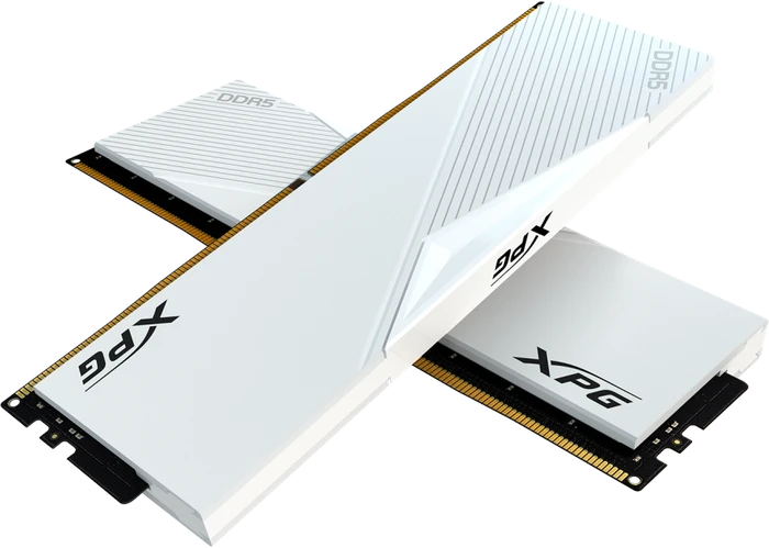 ADATA XPG LANCER White Edition UDIMM 64GB Kit, DDR5-6400, CL32-39-39, 2RX8