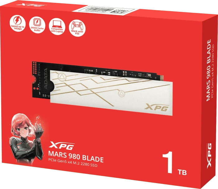 ADATA XPG MARS 980 BLADE 1TB, M.2 2280 / M-Key / PCIe 5.0 x4