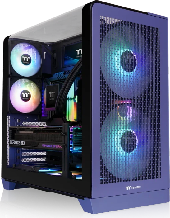 Thermaltake View 390 Air Future Dusk, violett, Glasfenster