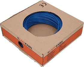 Lapp Kabel H05V-K Einzelader; 1X0.5; blau; Ring; U0/U: 300/500 V; PVC; HAR-zertifiziert; feste Verlegung