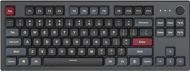 Montech MKey TKL, Darkness, LEDs RGB, hot-swap, Gateron G Pro 2.0 RED, USB, US