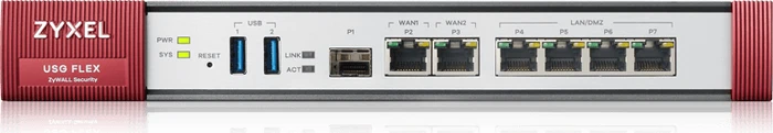 Zyxel ZyWALL USG FLEX 200 Rackmount Firewall, 6x RJ-45, 1x SFP