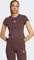 adidas Essentials Slim T-Shirt kurzarm shadow brown (Damen) Vorschaubild