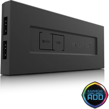 Raijintek RJK 5V DRGB-PWM Control Hub, Licht- und Lüftersteuerung, 16-Kanal