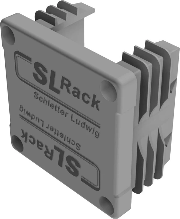 SL Rack Kunststoff-Endkappe RAIL 40 grau