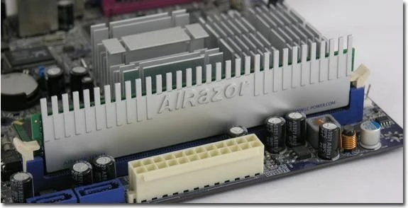 LC-Power RAM-Kühler AiRazor LC-RAM-1, 8 Stück, blau/violett