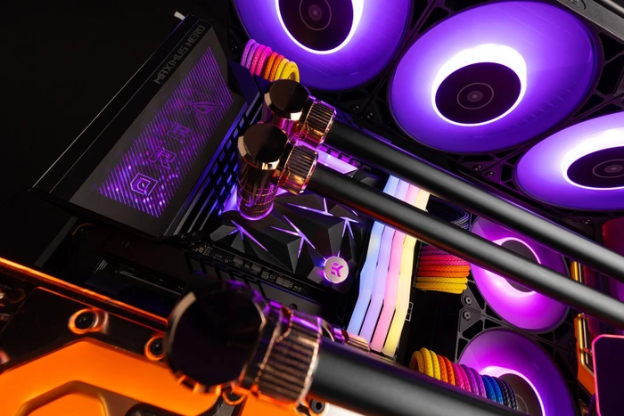 EK Water Blocks Quantum Line EK-Quantum Velocity² Edge D-RGB Black Special Edition, 1700, Nickel Acryl