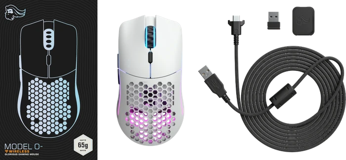 Glorious Model O- Wireless weiß matt, USB