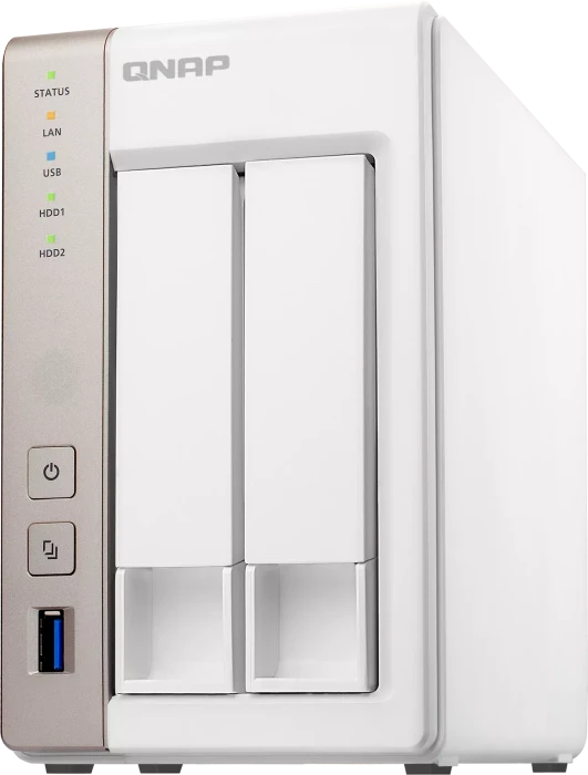 QNAP Turbo Station TS-251 12TB, 2GB RAM, 2x RJ-45 1000Base-T, 2x USB-A 3.0
