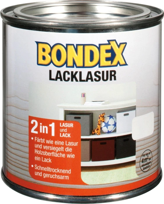 Bondex Lacklasur 2in1 Innen Holzschutzmittel, 375ml