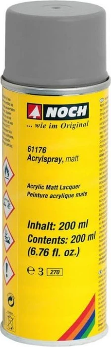 Noch Acrylspray matt grau, 200ml