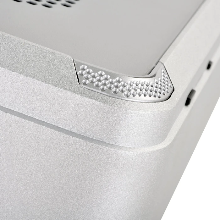 SilverStone Fortress FTZ01, silber, Mini-ITX