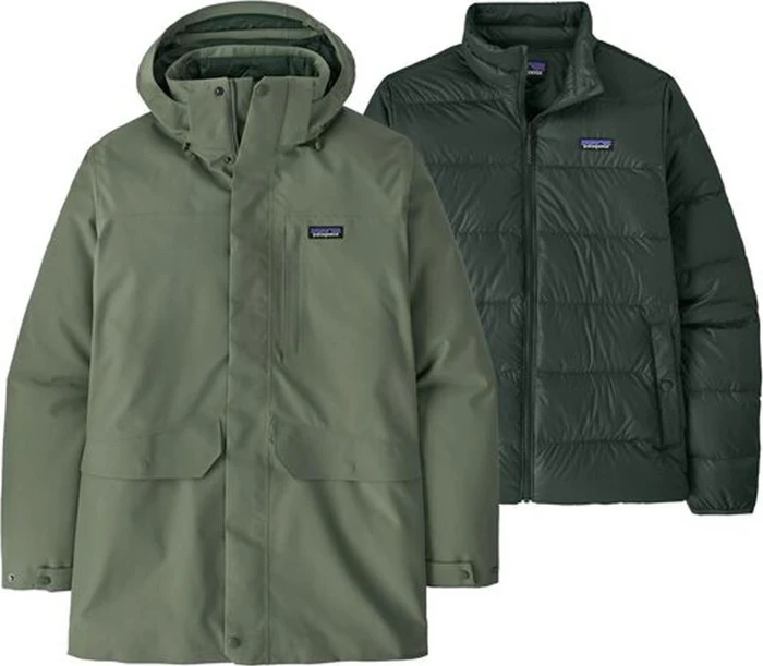 Patagonia Tres 3-in-1 Funktionsmantel old growth green (Herren)