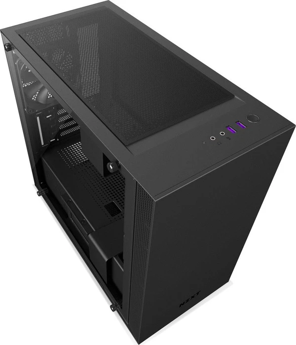 NZXT H400 schwarz, Glasfenster