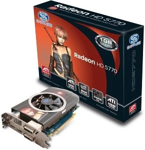Sapphire Radeon HD 5770, 1GB GDDR5, 2x DVI, HDMI, DP, full retail