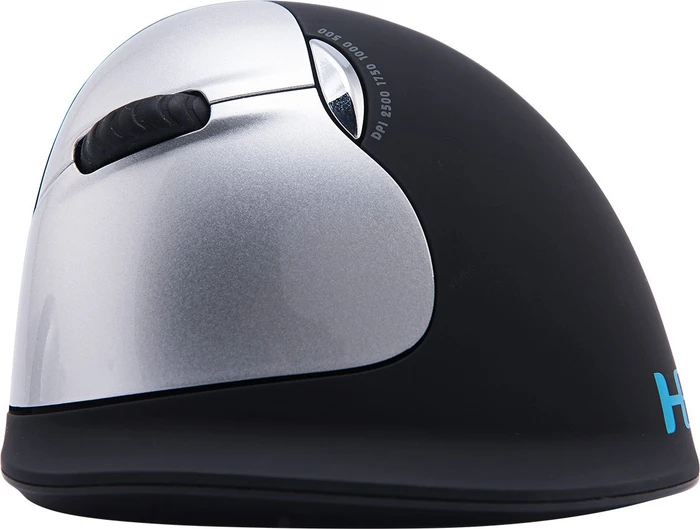 R-Go HE Mouse Vertikale Maus groß kabellos, Linkshänder, USB