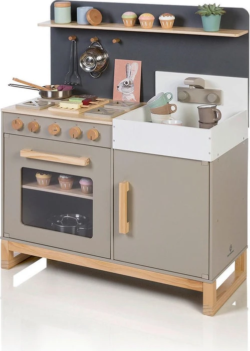 Musterkind Spielküche Linum warmgrau/natur