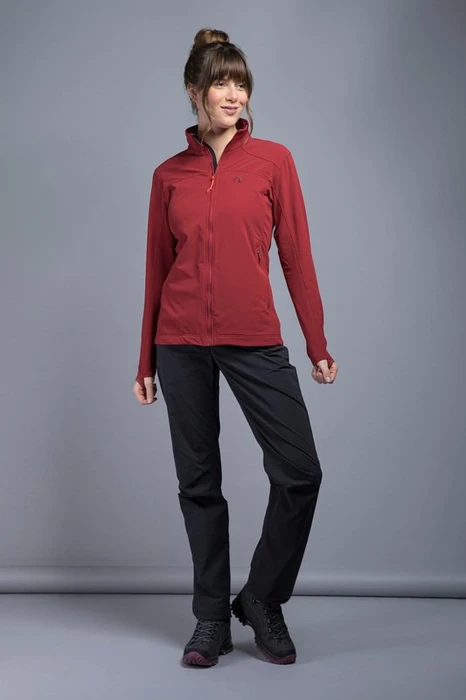 Tatonka Cesi Hooded Funktionsjacke lava red (Damen)