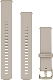 Garmin Schnellwechsel Ersatzarmband 110-175mm Silikon french grey/soft gold