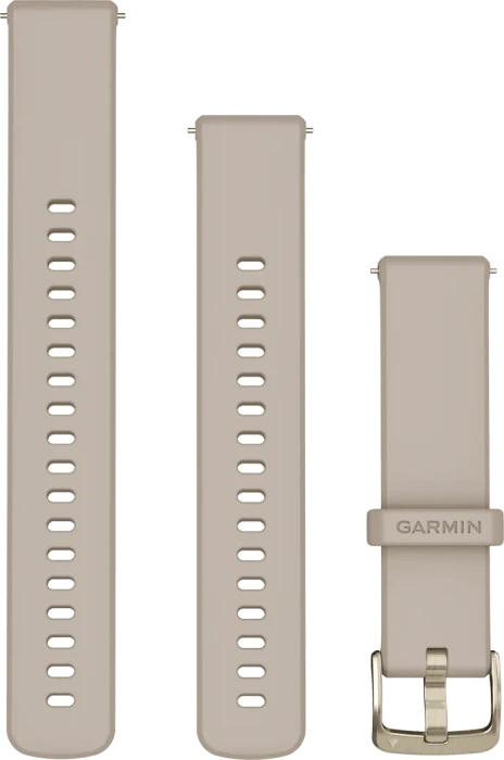 Garmin Schnellwechsel Ersatzarmband 110-175mm Silikon french grey/soft gold