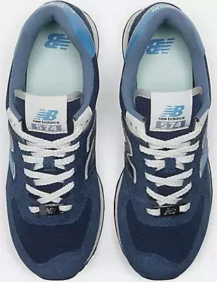 New Balance 574 navy/light blue