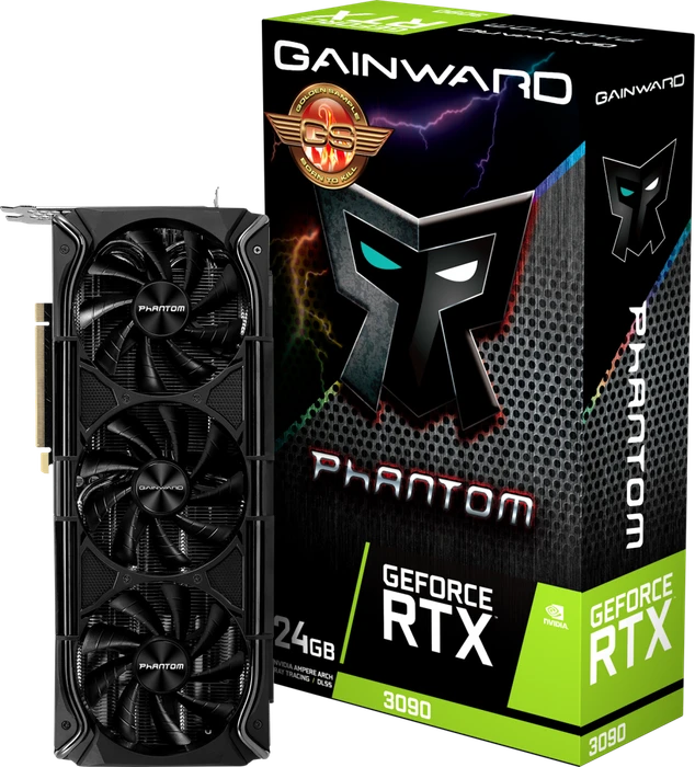 Gainward GeForce RTX 3090 Phantom+ GS, 24GB GDDR6X, HDMI, 3x DP
