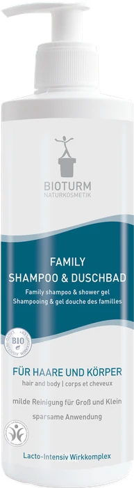 Bioturm Nr. 20 Family Shampoo & Duschbad, 500ml