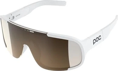 POC Aspire hydrogen white/clarity trail-partly sunny silver cat 2