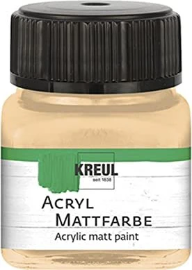 Kreul Acryl Mattfarbe, beige, 20ml