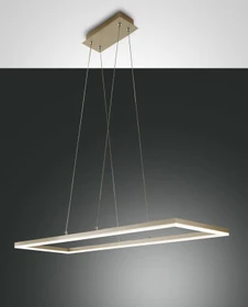 Fabas Luce Bard Pendelleuchte 92cm gold